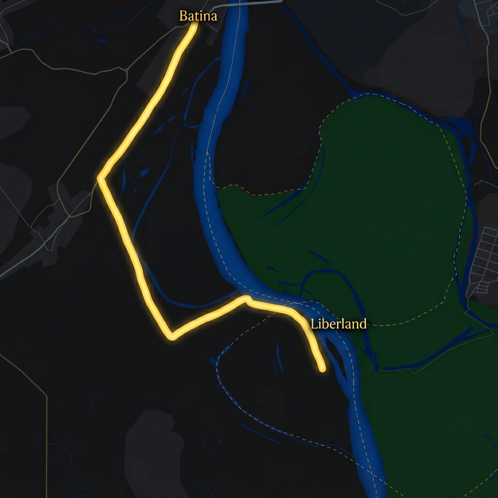 LIBERLAND CIRCUIT map